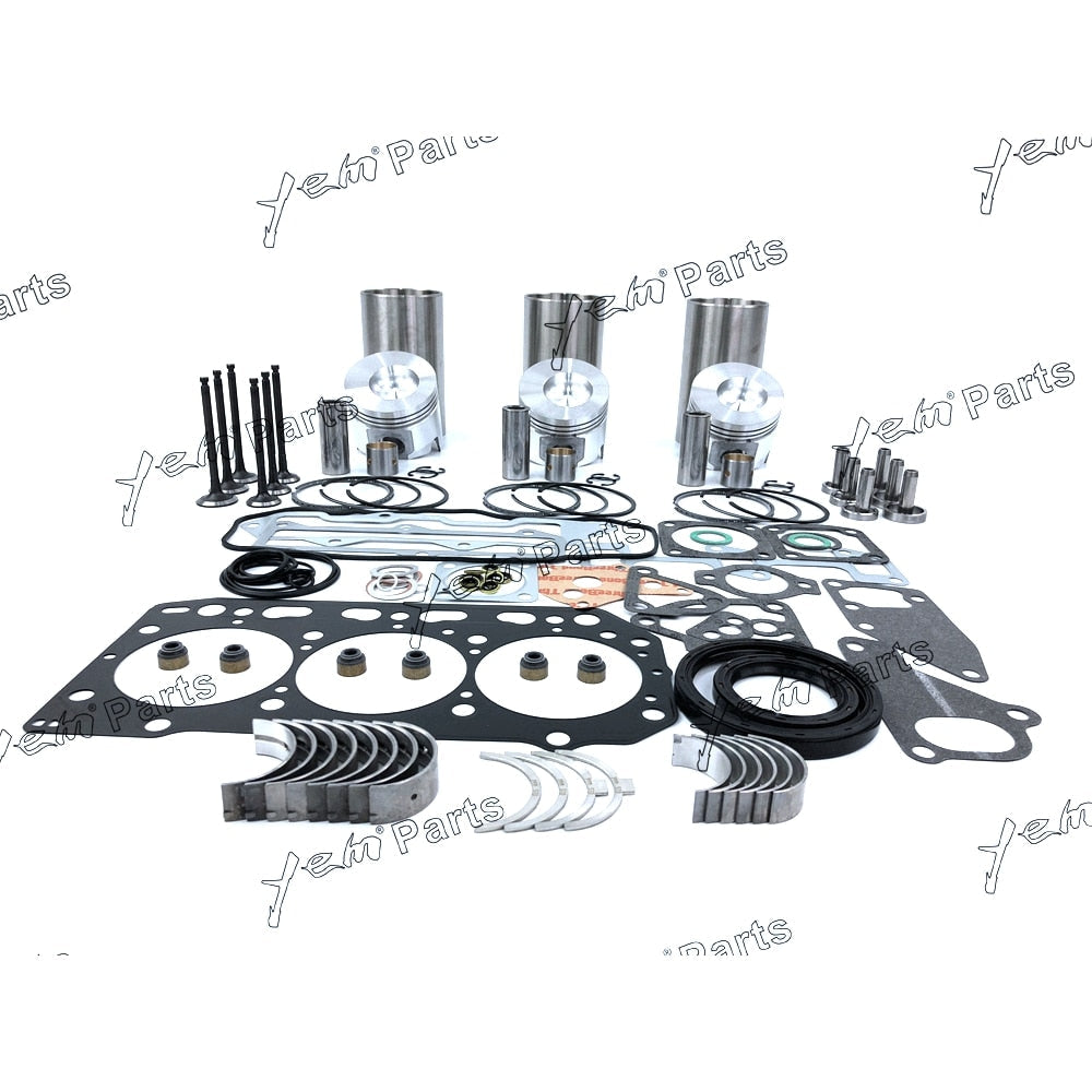 YEM Engine Parts For Yanmar For Komatsu Engine Parts 3TNE88 3D88E-3 3D88 Overhaul Rebuild Kit For Yanmar