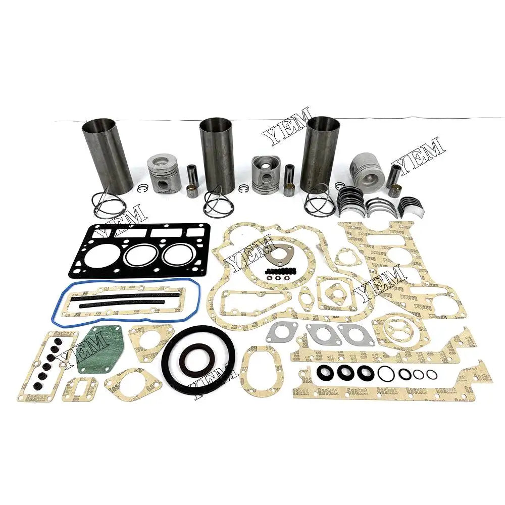 3X High performanceOverhaul Rebuild Kit With Gasket Set Bearing For Perkins 903.27 Engine YEMPARTS