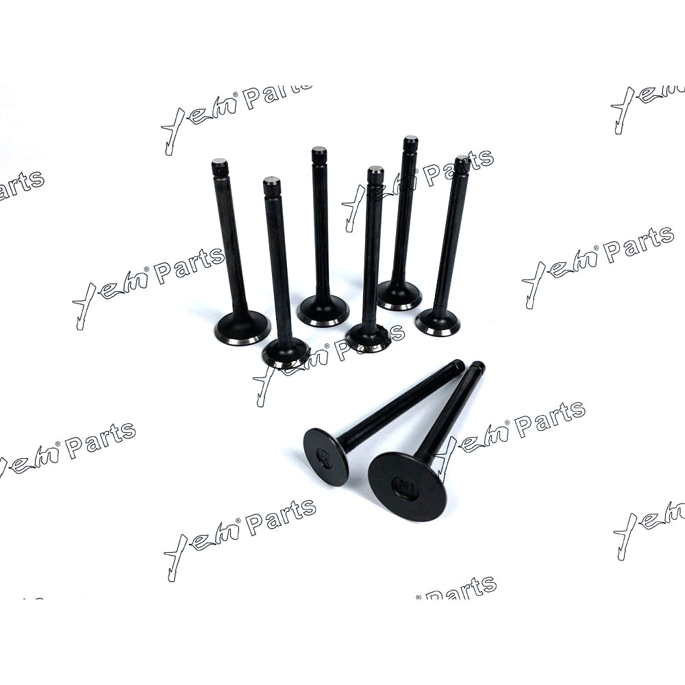 YEM Engine Parts Engine Valve Set For MITSUBISHI K4F - Intake x4 + Exhaust x4 Engine Parts For Mitsubishi