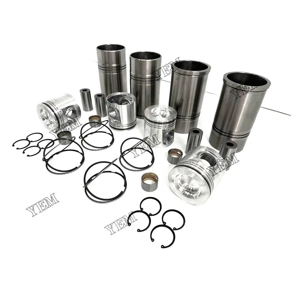 4X High performanceCylinder Liner Kit For Volvo D5A-T Engine YEMPARTS