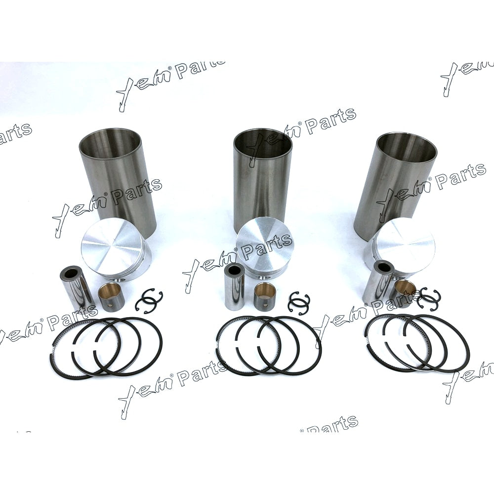 YEM Engine Parts Liner Piston Kit Set STD For Kubota D950 (Liner x3 + Piston x3 + Ring x3) Engine Parts For Kubota