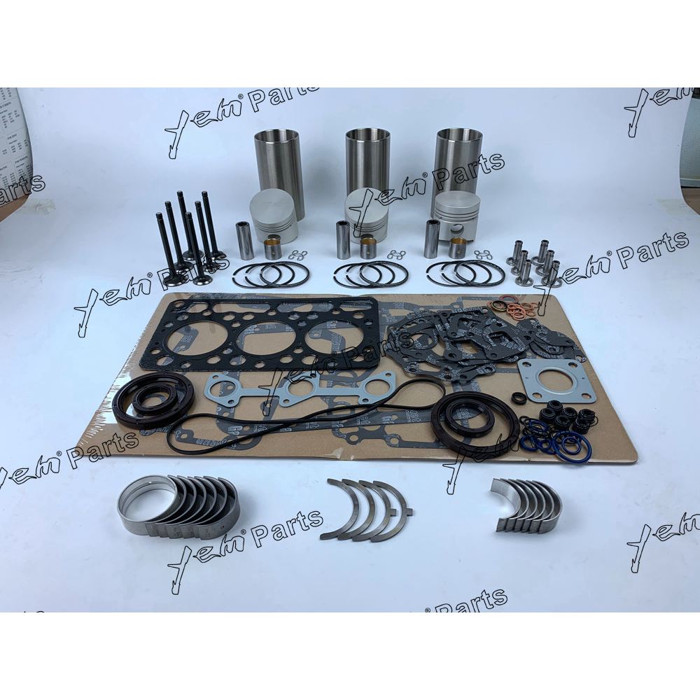 YEM Engine Parts D750 Rebuild Kit For Kubota B5200D B5200E B7100 B7100HST-DT B7100HST-E For Kubota