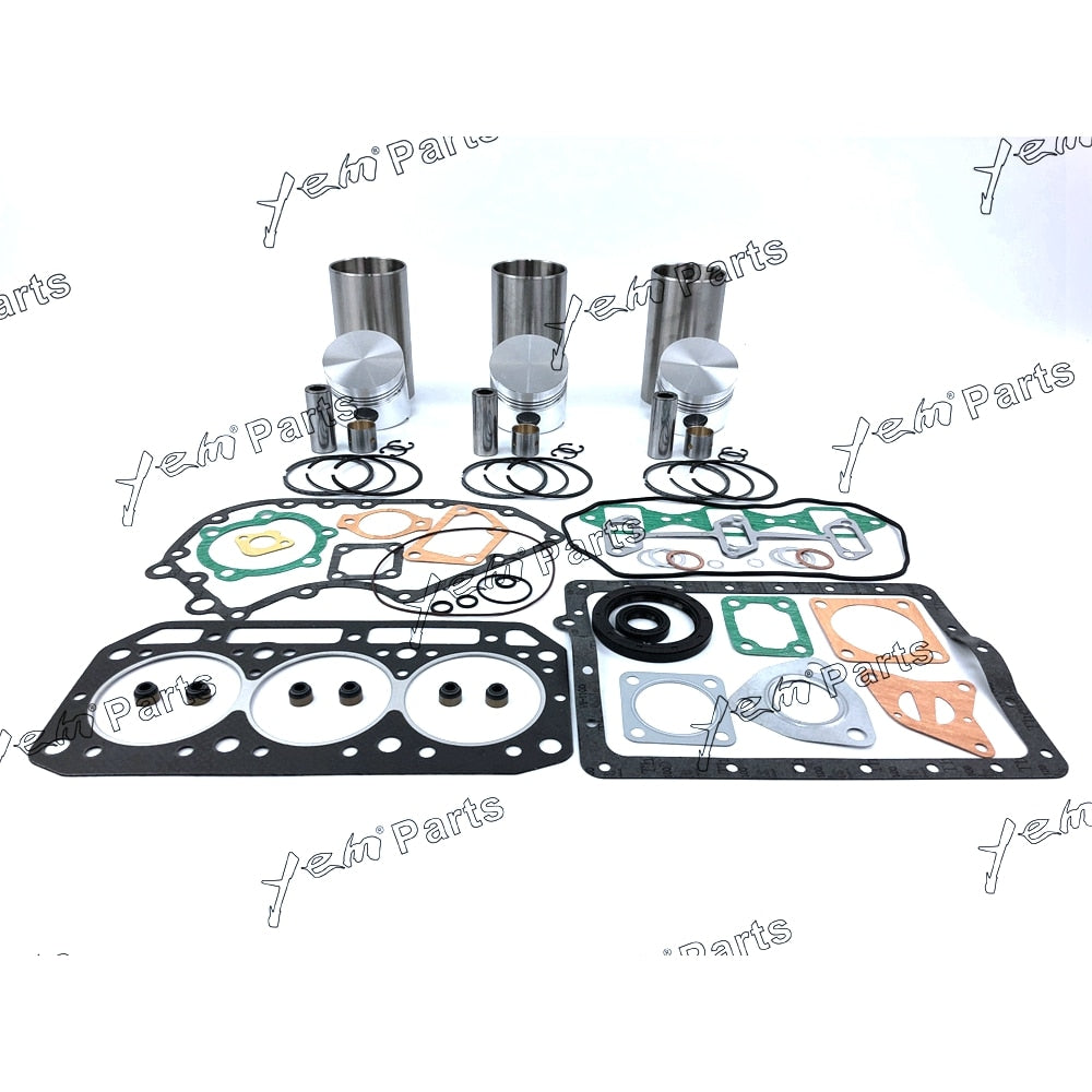 YEM Engine Parts Overhaul Rebuild Kit For Komatsu 3D84-1 3D84-1FA Engine PC25-6 PC30-6 Excavator For Komatsu