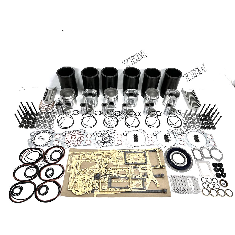 YEM 6D170 Overhaul Rebuild Kit With Gasket Set Bearing&Valve Train Komatsu excavator diesel engine YEMPARTS