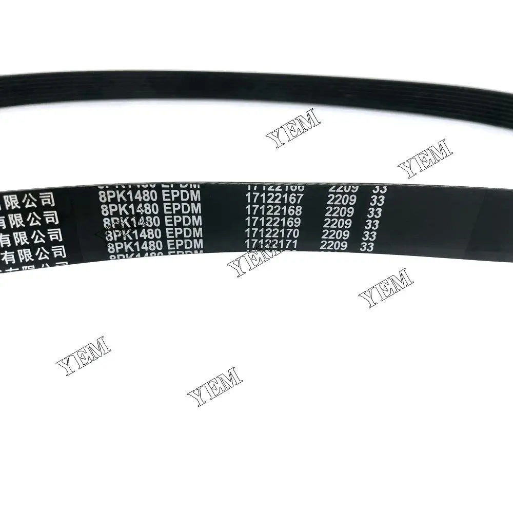 competitive price Fan Belts For Komatsu 6D102-2 excavator engine part YEMPARTS