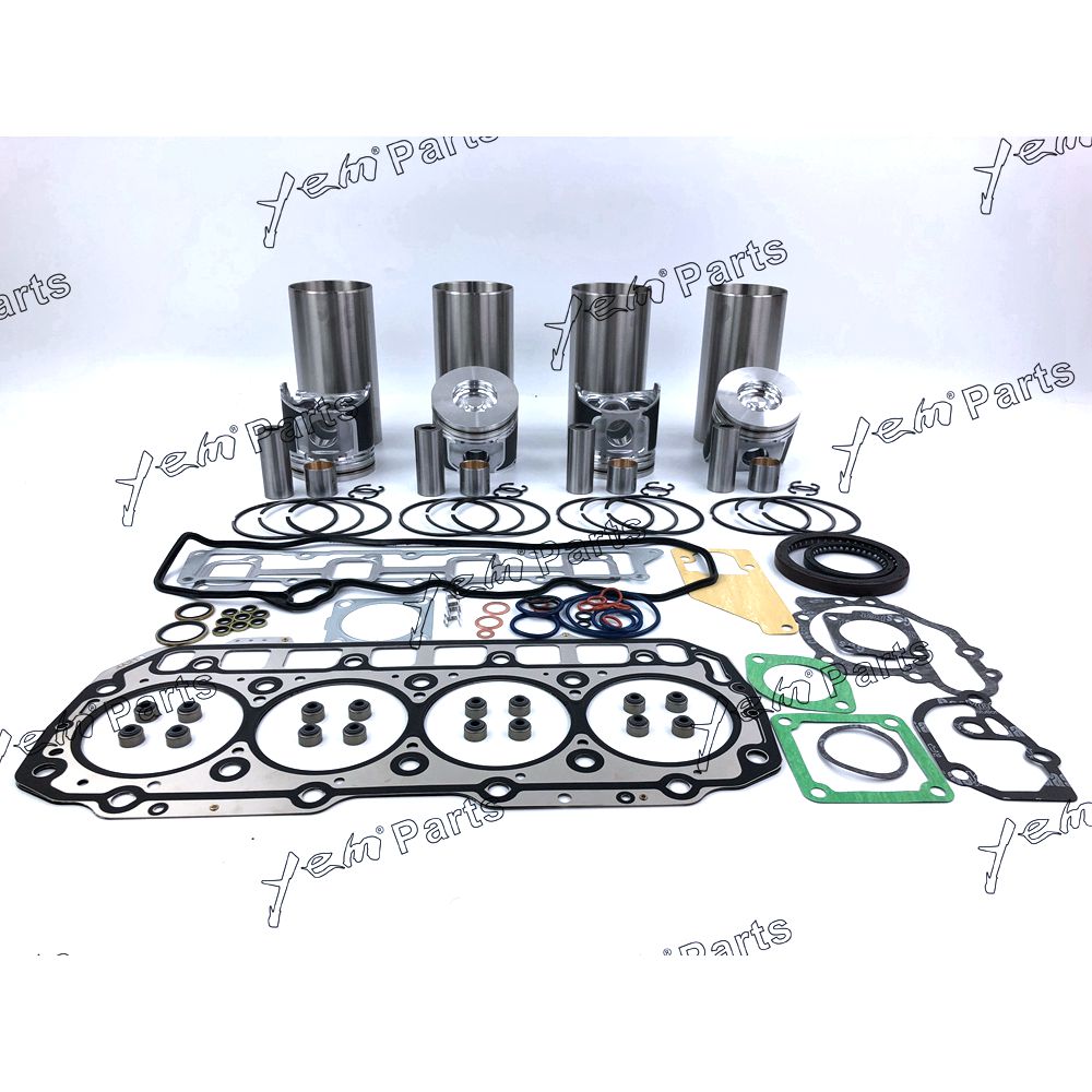 YEM Engine Parts 4TNV98C Overhaul Rebuild Kit For Yanmar Engine For John Deere 318E 320E 326E Loader For Yanmar