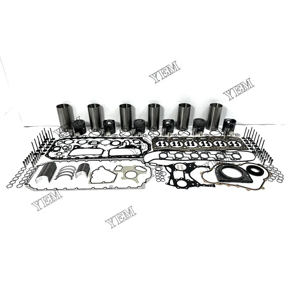 competitive price Engine Overhaul Rebuild Kit Liner Piston With Gasket Bearing Valve Set For Caterpillar C6.6-CR excavator engine part YEMPARTS