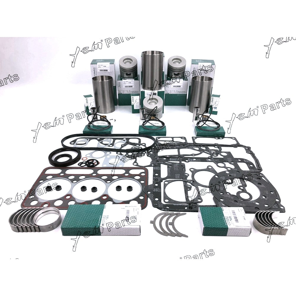 YEM Engine Parts For Kubota D1402 IDI Engine Rebuild Kit For Bobcat Loader For Kubota KH91 Excavator For Kubota