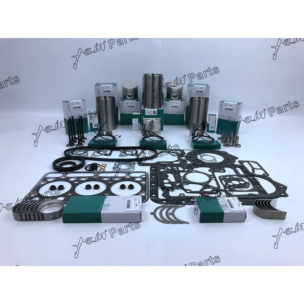 YEM Engine Parts D1302 D1302DI D1302A Overhaul Kit For Kubota Engine L2250DT Tractor KH60 KH11H For Kubota