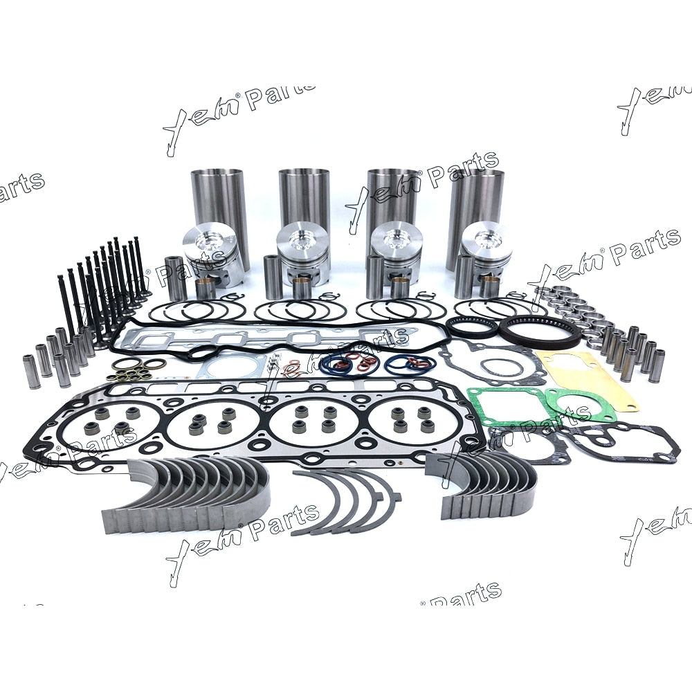 YEM Engine Parts STD Rebuild Kits Liner Piston Full Gasket Set Bearing For Yanmar 4TNV94 4TNV94L For Yanmar