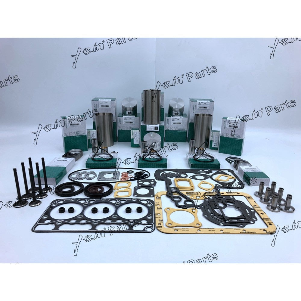 YEM Engine Parts Overhaul Rebuild Kit For Kubota D950 D950BH D950B Engine KH41 KH61 F2100E For Kubota