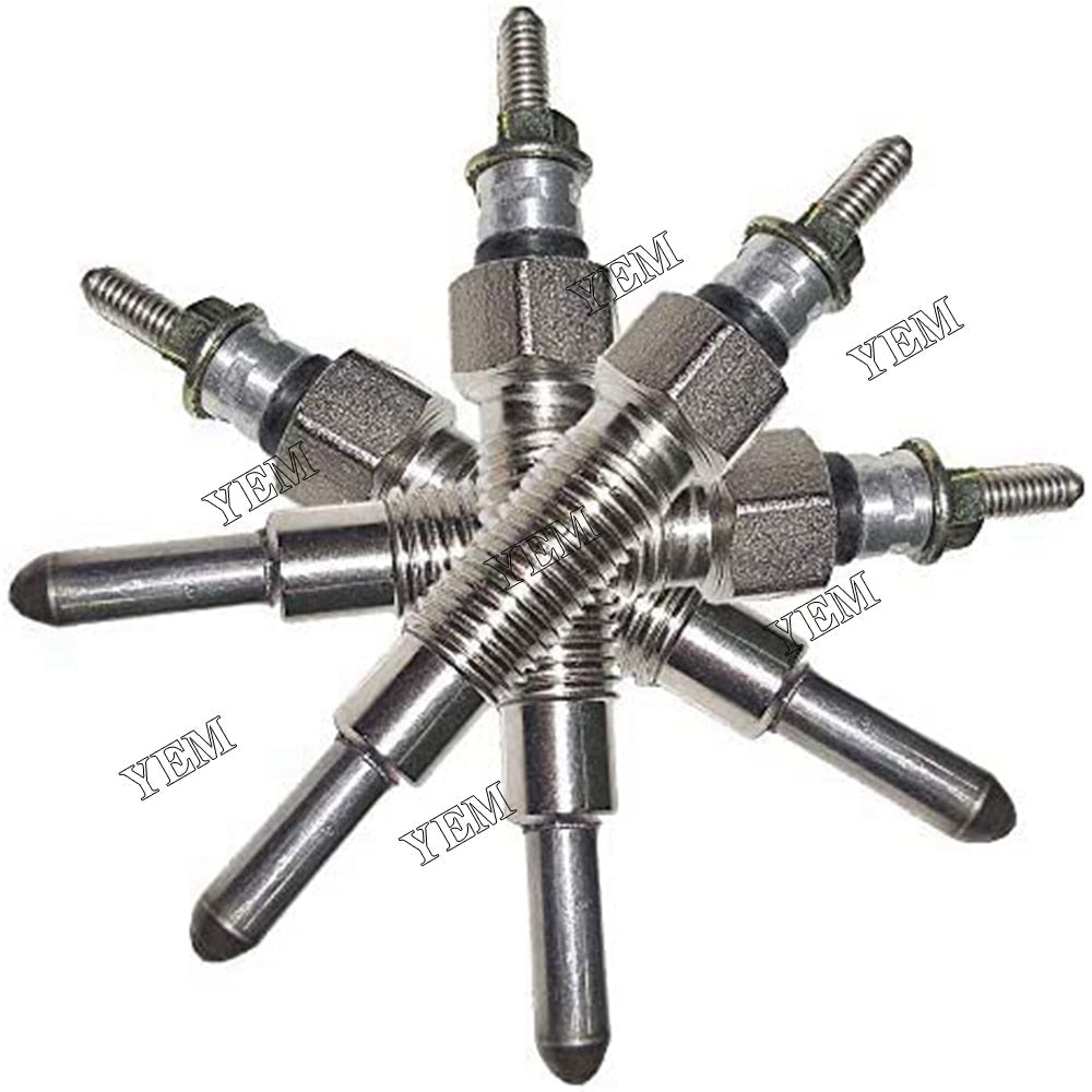 YEM Engine Parts 4 PCS Glow Plug For Kubota Kubota V1702 Diesel Engine Parts For Kubota