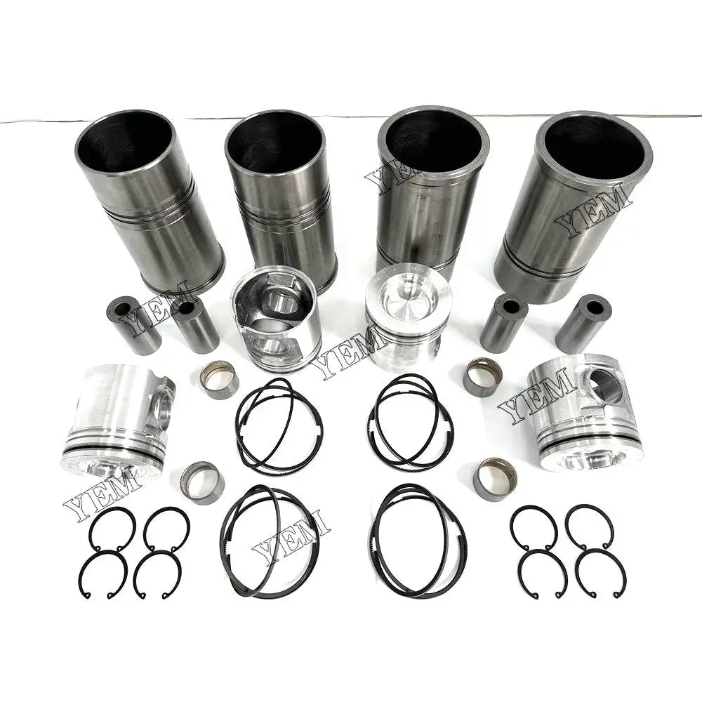 4X High performanceCylinder Liner Kit For Volvo D5A-T Engine YEMPARTS