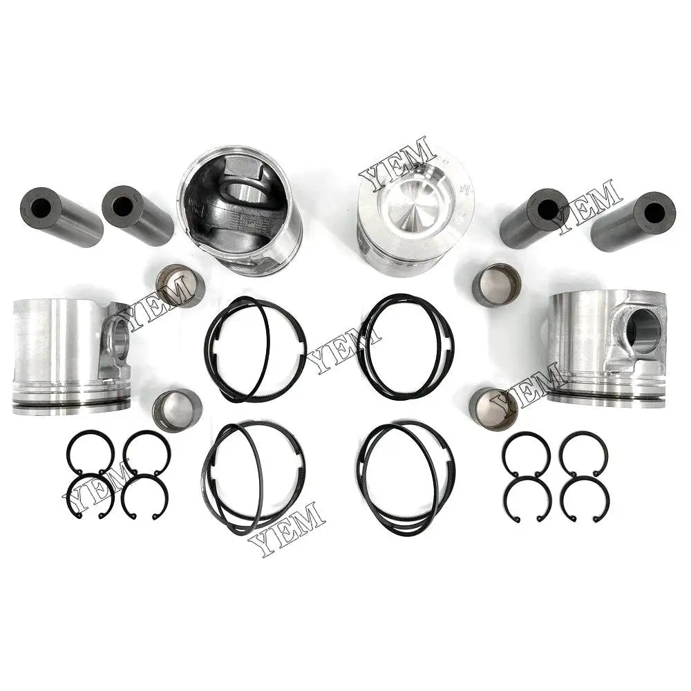 4X High performancePiston With Rings For Volvo D5A-T Engine YEMPARTS