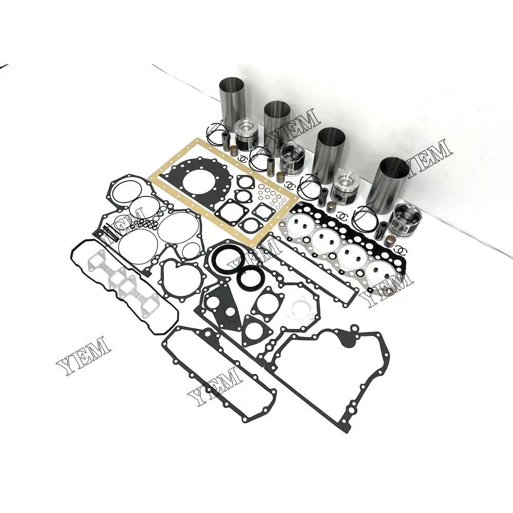 1 year warranty For Mitsubishi Engine Overhaul Kit With Piston Rings Liner Cylinder Gaskets S4S engine Parts YEMPARTS