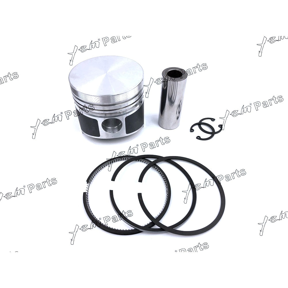 YEM Engine Parts Piston + Ring Kit Set STD 72mm For Kubota D850 x3 PCS Engine Parts For Kubota