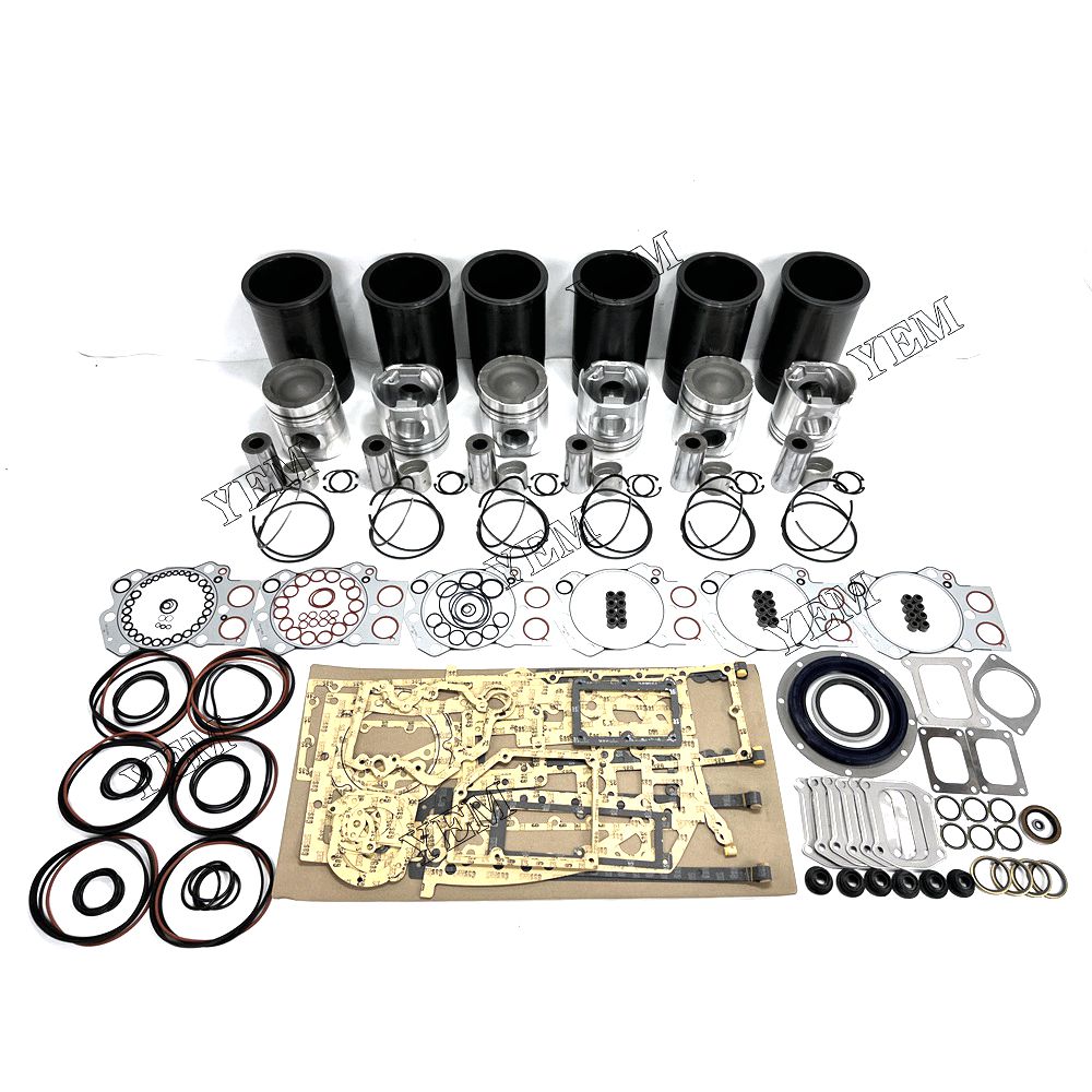 YEM 6D170 Overhaul Kit With Gasket Set Komatsu excavator diesel engine YEMPARTS