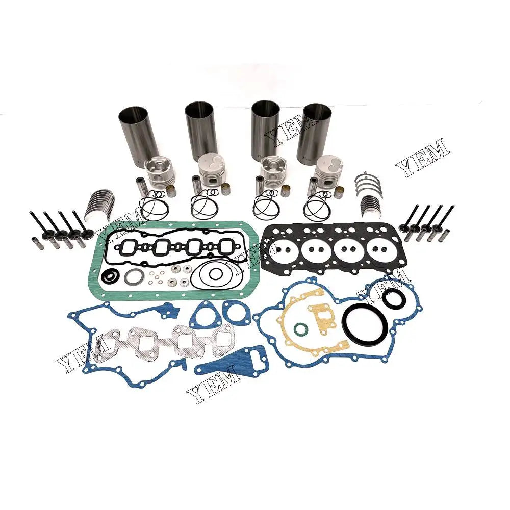 1 year warranty For Toyota Overhaul Kit With Cylinder Gaskets Set Piston Rings Liner Bearing Valves 1DZ-3 engine Parts YEMPARTS