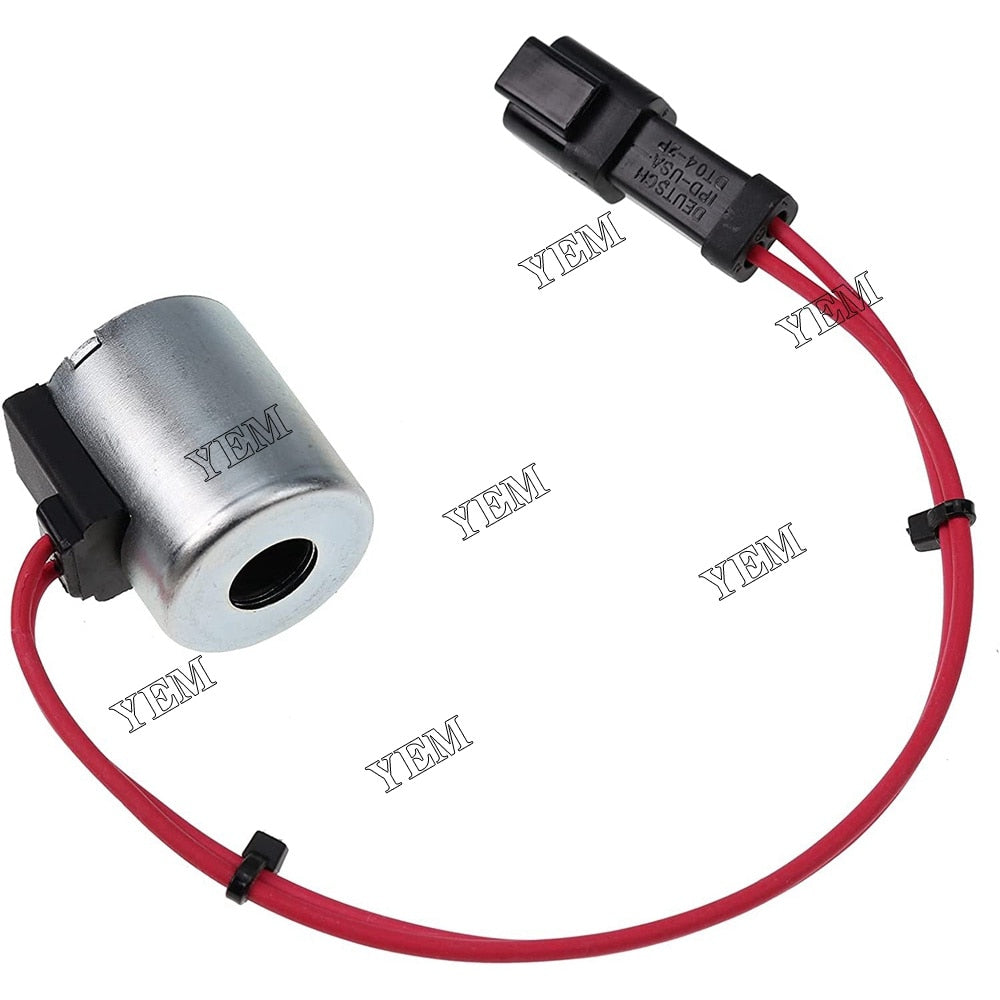 YEM Engine Parts 12V Solenoid 3E7507 For Caterpillar Engine 3054 Backhoe Loader 416B 428B 428B For Caterpillar