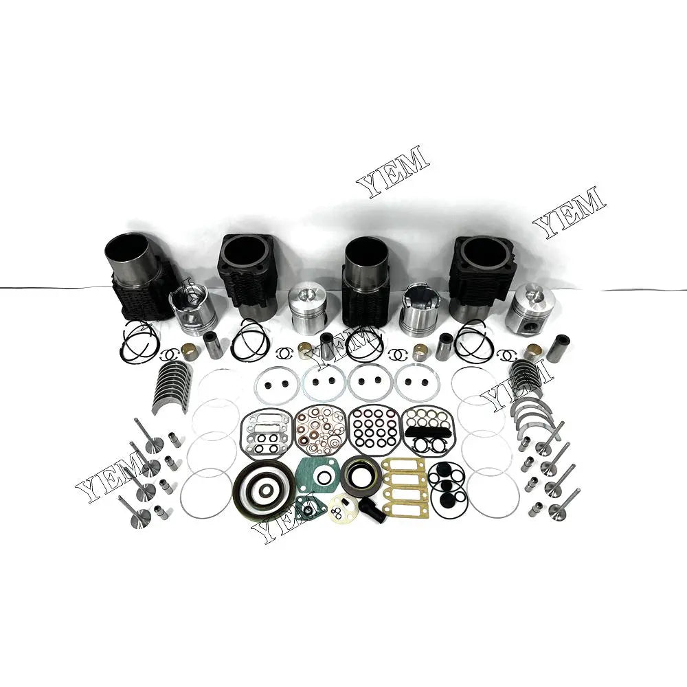 competitive price Engine Overhaul Rebuild Kit With Gasket Bearing Valve Set For Deutz BF4L913 excavator engine part YEMPARTS