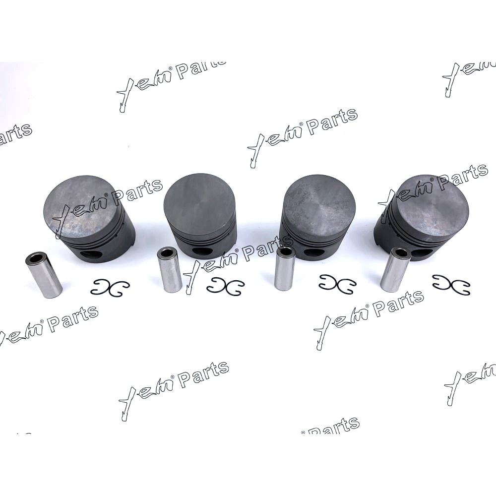 YEM Engine Parts Piston Set STD 76mm For Kubota V1502 x4 PCS Engine Parts For Kubota