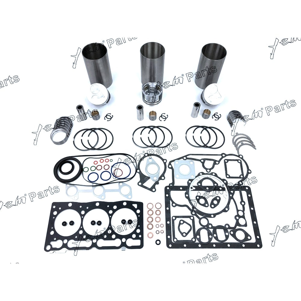 YEM Engine Parts STD D1105 Overhaul Rebuild Kit For Kubota Engine Piston Ring Gasket 16292-21050 For Kubota