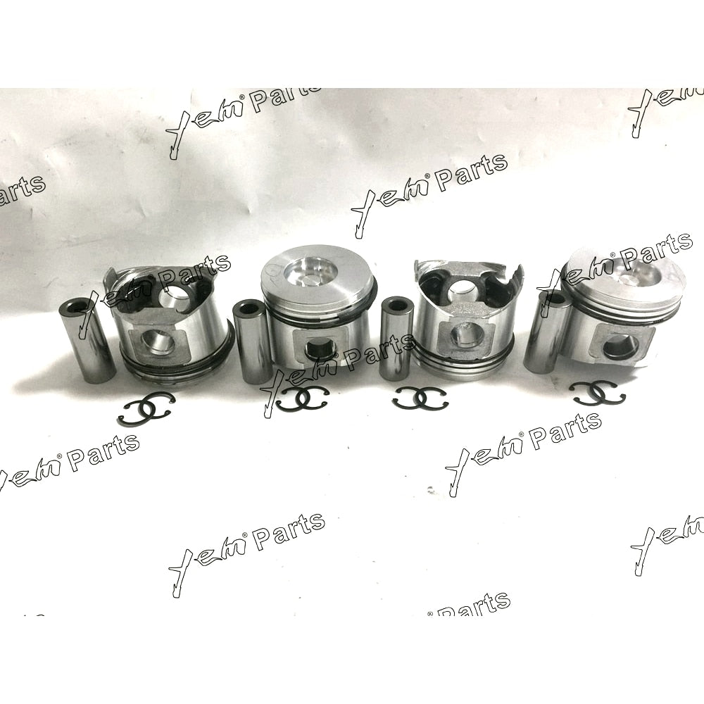 YEM Engine Parts 4 Sets STD Piston &Ring For Yanmar 4TNV88 4D88E-6 Komatsu Engine For Yanmar