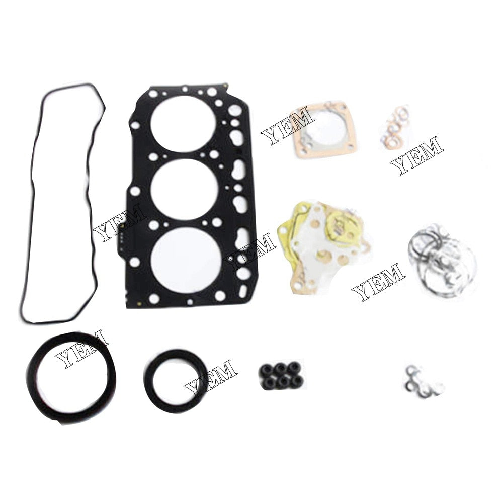 YEM Engine Parts 1 SET Full Gasket Set For John Deere Tractors 790, 4300 MGS3015 3TNE84 For John Deere