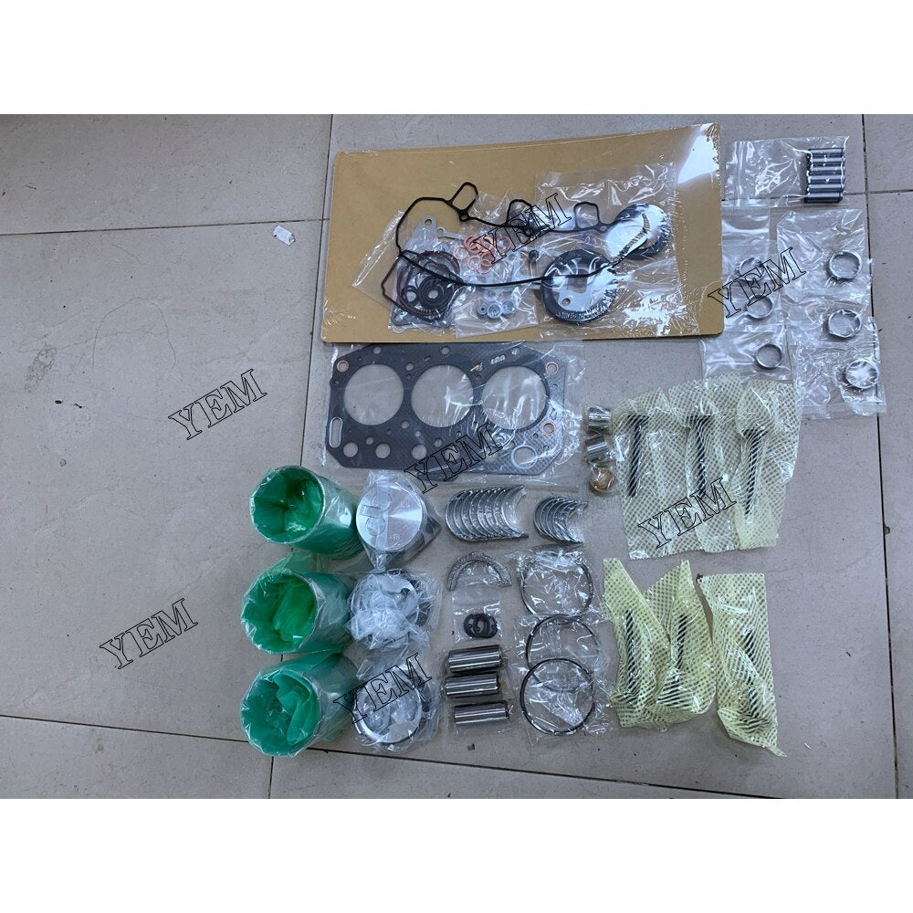 yemparts 3CA1 Engine Overhaul Kit With Cylinder Liner Piston Rings Set Engine Bearings Valves For Isuzu Diesel Engine FOR ISUZU