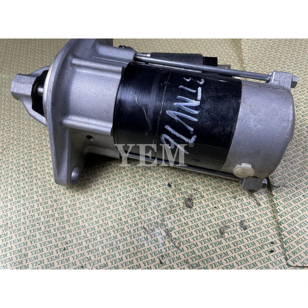 USED 3TNV76 STARTER 12V 9T FOR YANMAR DIESEL ENGINE SPARE PARTS For Yanmar