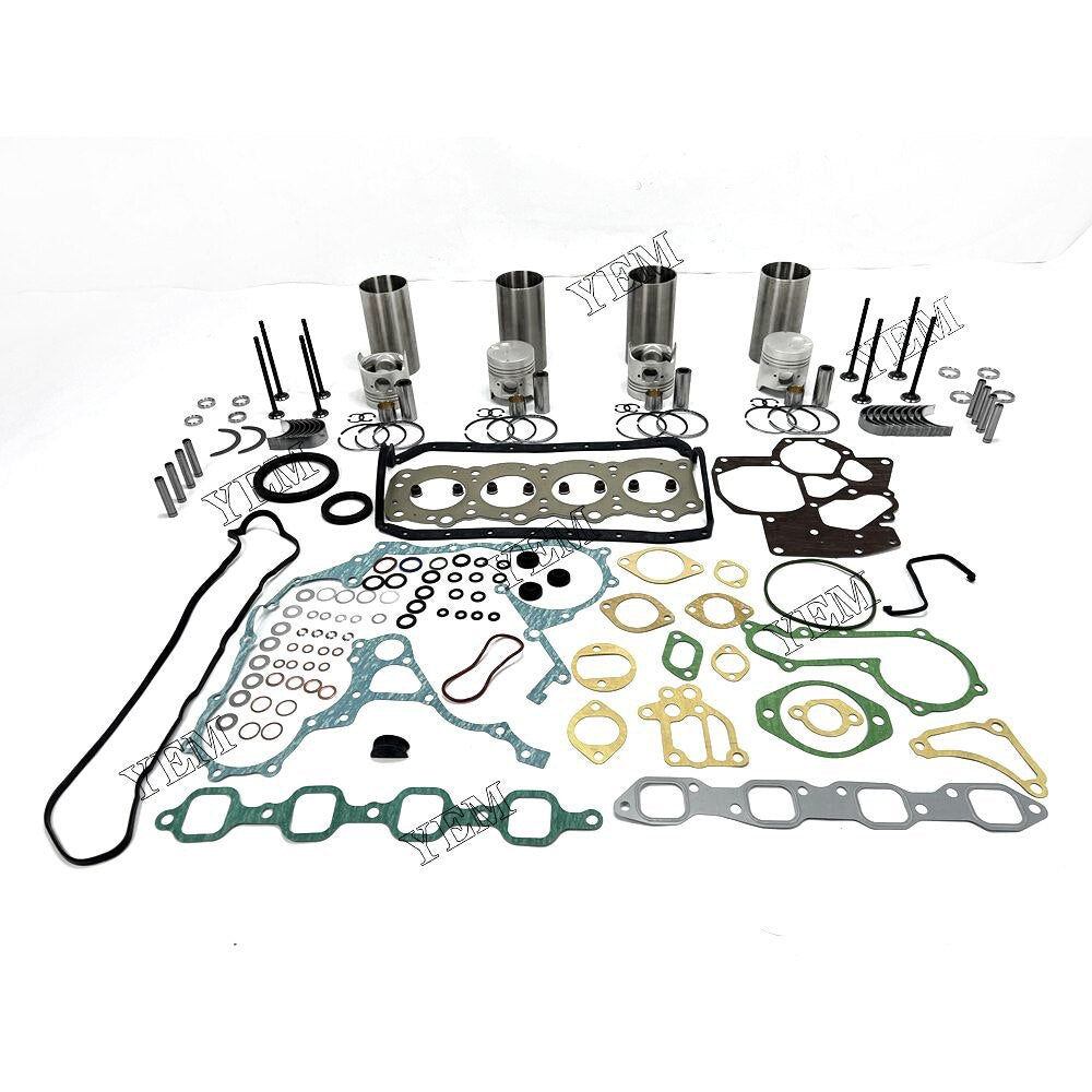 yemparts 4FE1 Overhaul Rebuild Kit With Gasket Set Bearing&Valve Train For Isuzu Diesel Engine FOR ISUZU