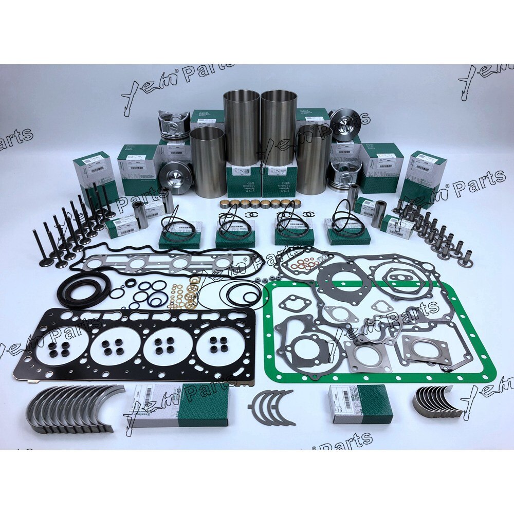 YEM Engine Parts Overhaul Rebuild Kit For Kubota V3800 Engine M5-091 M5-111 M96s M105s M108s For Kubota