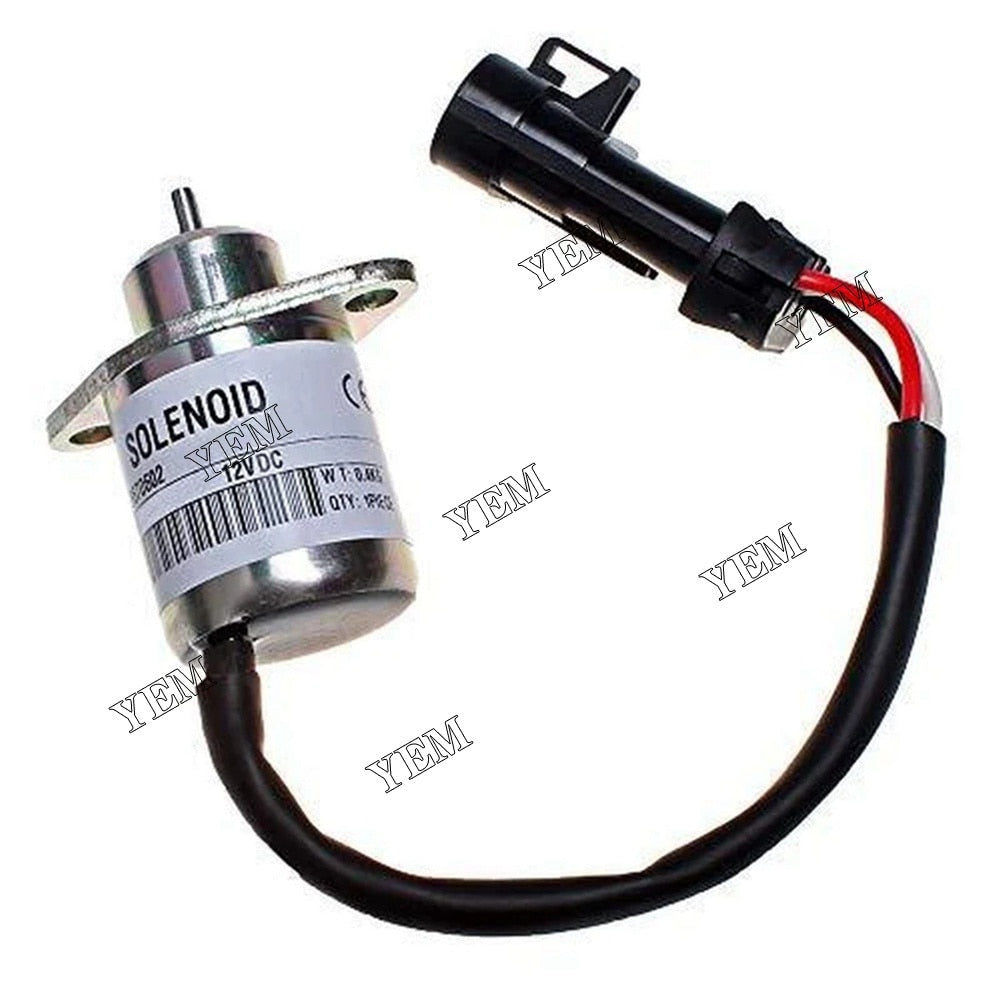 YEM Engine Parts Fuel Shut Off Solenoid Valve For Bobcat 463-553-S70-S100 6670602 For Bobcat