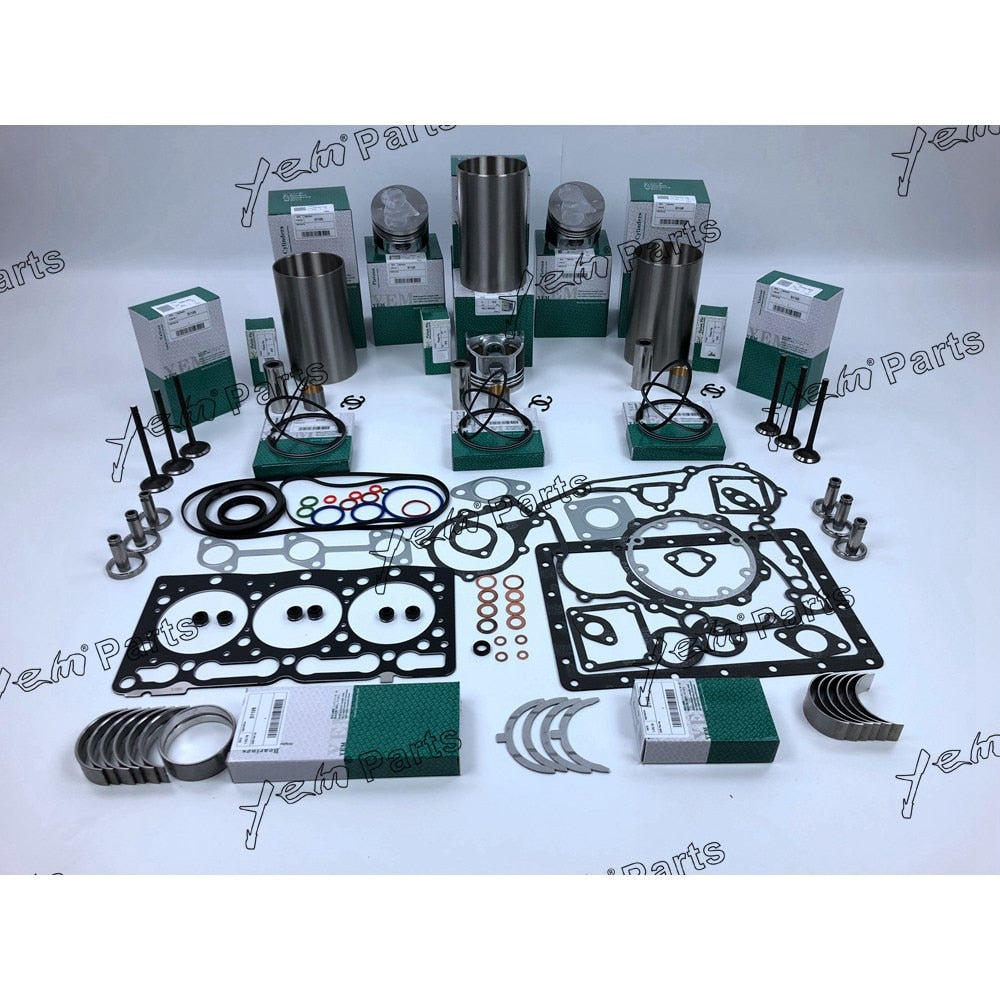 YEM Engine Parts Rebuild Kit For Kubota D1105 Engine ZD28 D1105-KA For Hitachi EX15-2 Mini Excavator For Kubota