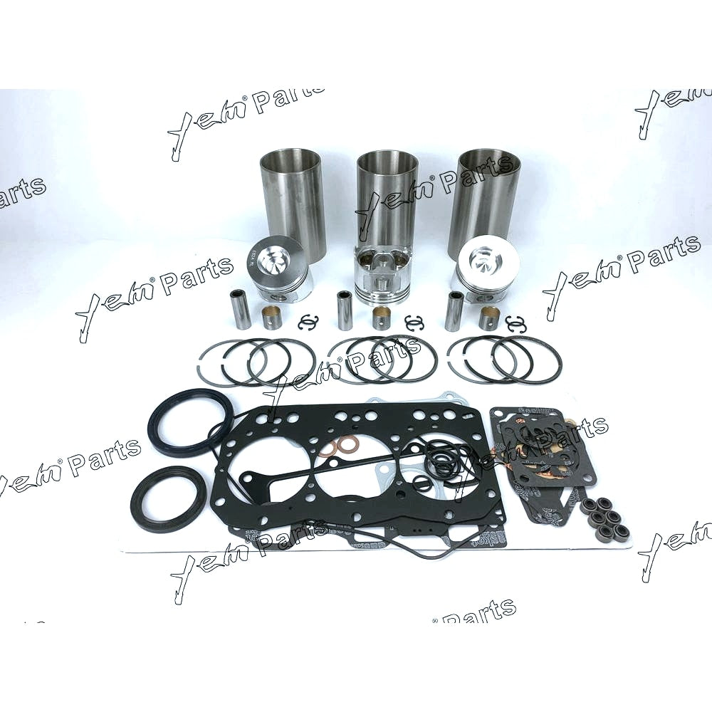 YEM Engine Parts For Yanmar 3TNE82 3TNE82A Engine Rebuild Kit For Kobelco Takeuchi Excavator Bagger For Yanmar