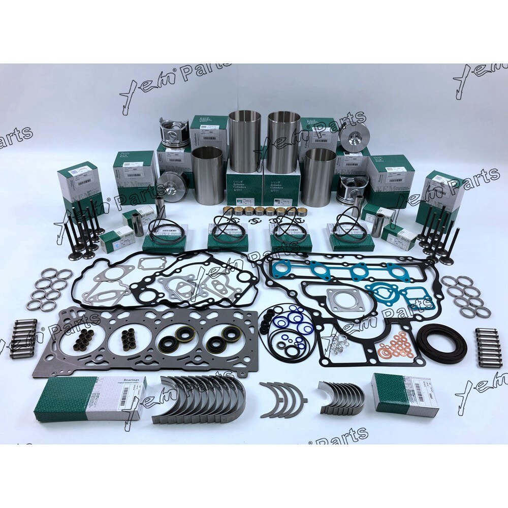 YEM Engine Parts New Rebuild Kit For Kubota V2607T Engine Bobcat 5600 5610 ToolCat Work Machines For Kubota