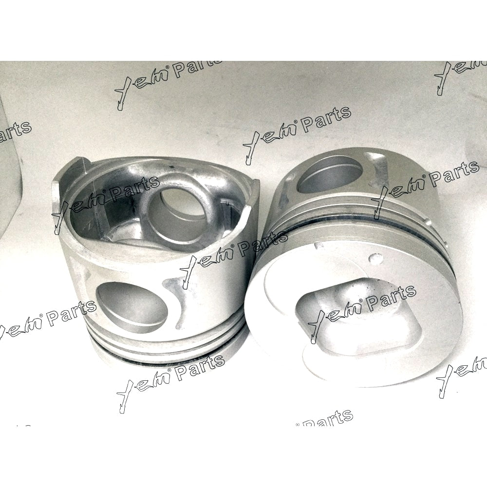 YEM Engine Parts 4 Sets STD Piston (Pin & Clip) W Rings For 4BD1 4BD1T 3.9L Isuzu NPR NQR 98MM For Isuzu