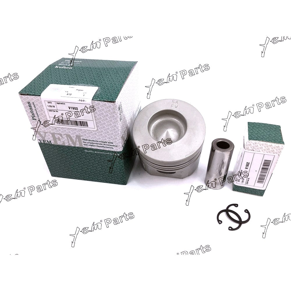 YEM Engine Parts Piston Set STD 85mm For Kubota V1902 Engine Parts For Kubota