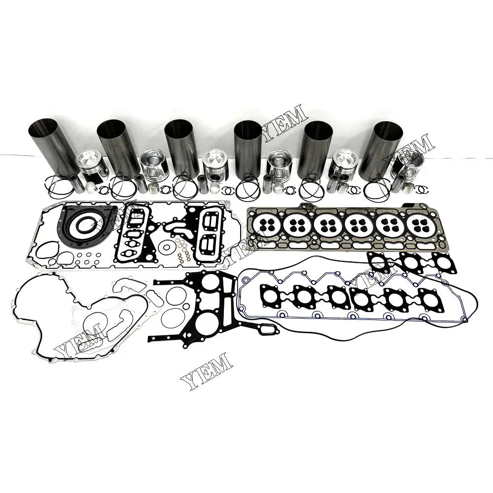 competitive price Cylinder Liner Set With Engine Gasket Kit For Caterpillar C7.1-CR excavator engine part YEMPARTS