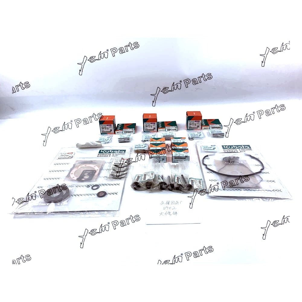 YEM Engine Parts For Kubota D902 Engine Rebuild Kit For KX41-3 Excavator BX25 Tractor&Utility Vehicle For Kubota