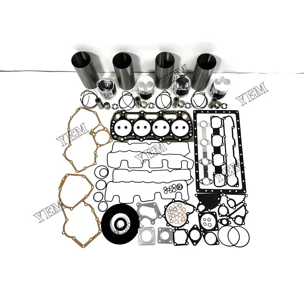 competitive price Engine Liner Kit With Full Gasket Set For Shibaura N844L-T excavator engine part YEMPARTS