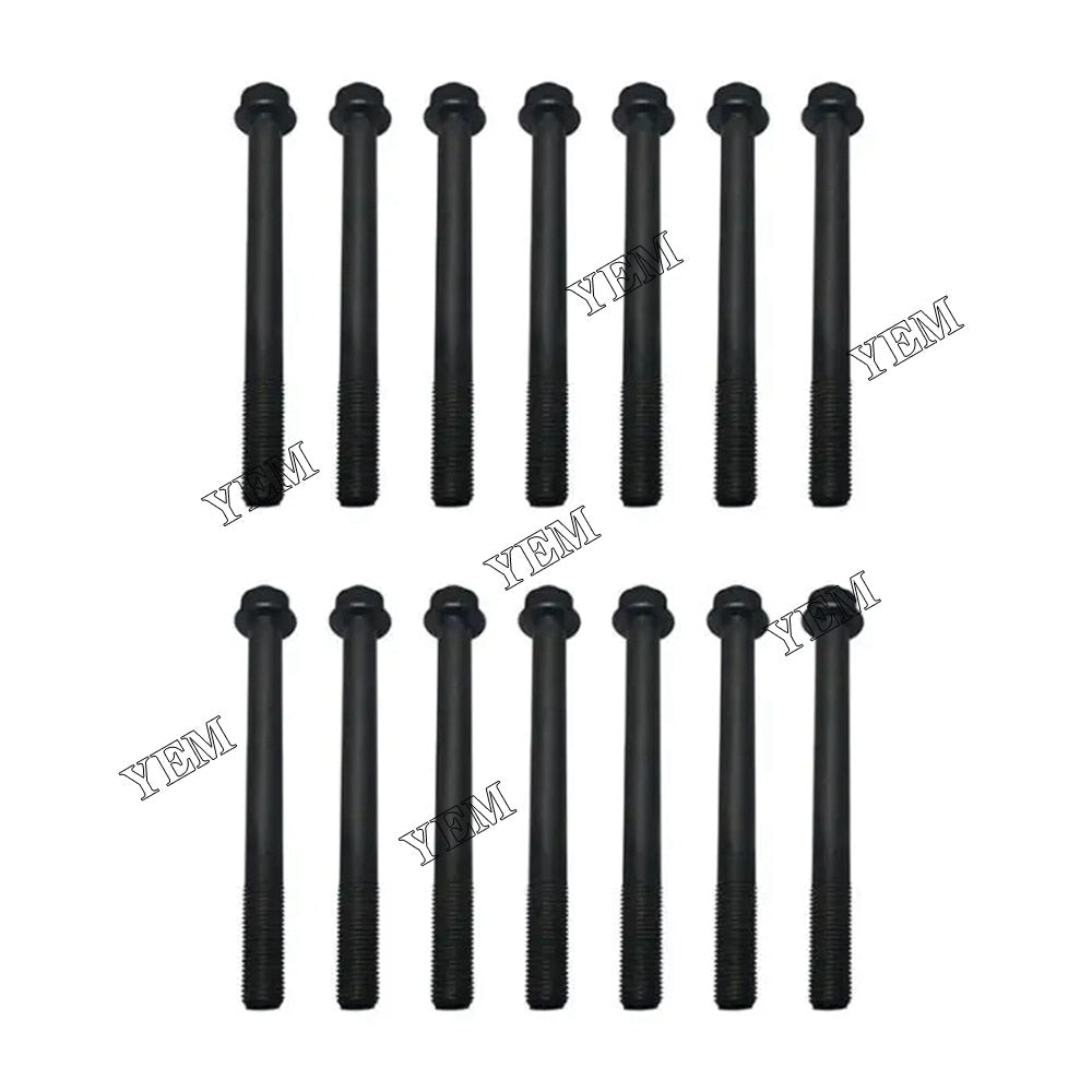 YEM Engine Parts 2pcs New Original Cylinder Head Bolt For Kubota D905 D1005 D1105 V1505 Engine For Kubota