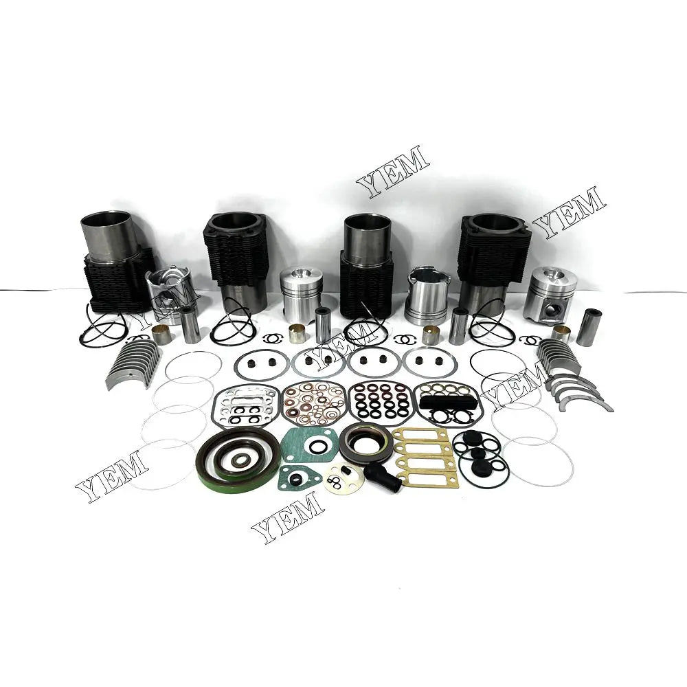 competitive price Cylinder Liner Kit With Engine Gasket Set Bearing Kit For Deutz BF4L913 excavator engine part YEMPARTS