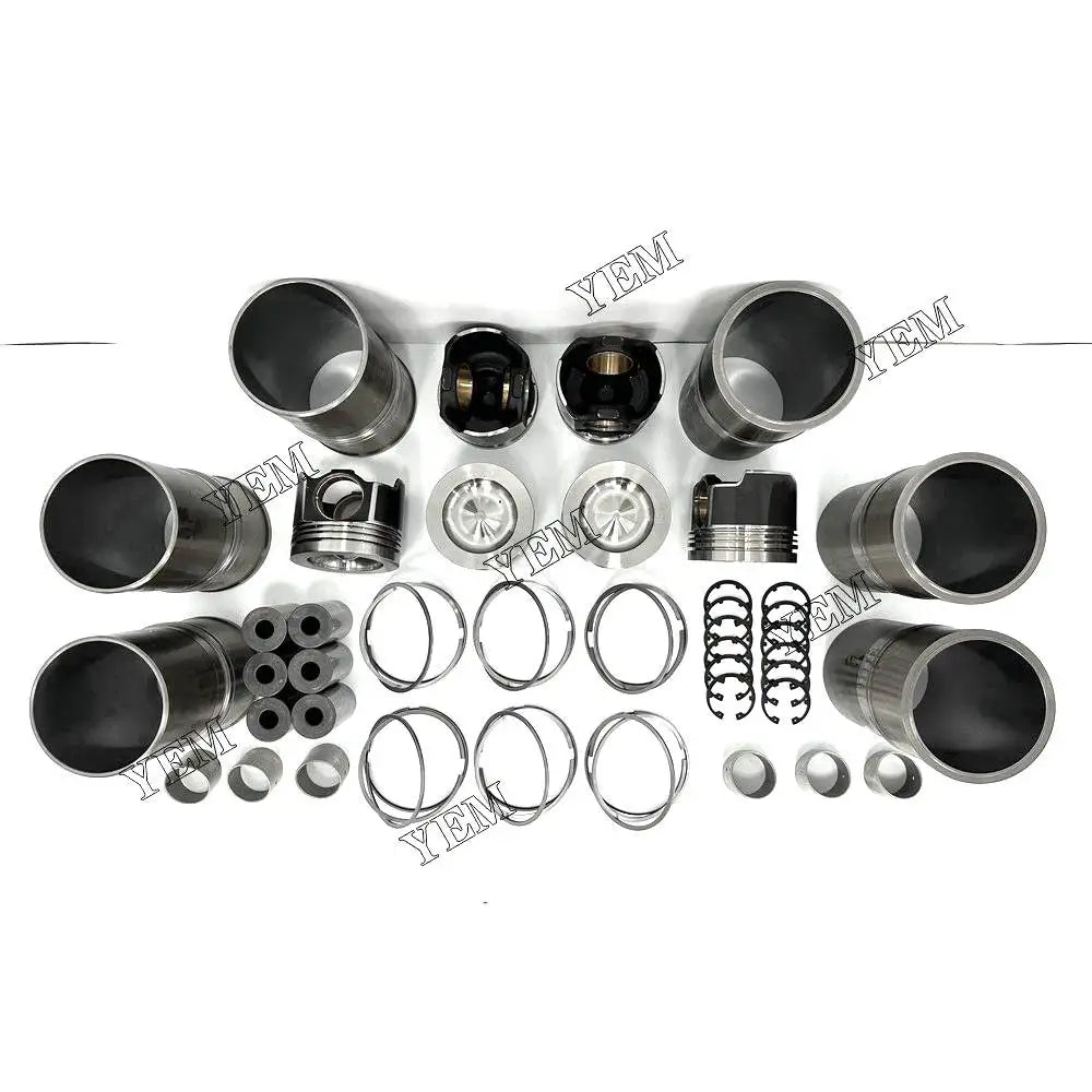 6X High performanceCylinder Liner Kit For Caterpillar C11 Engine YEMPARTS