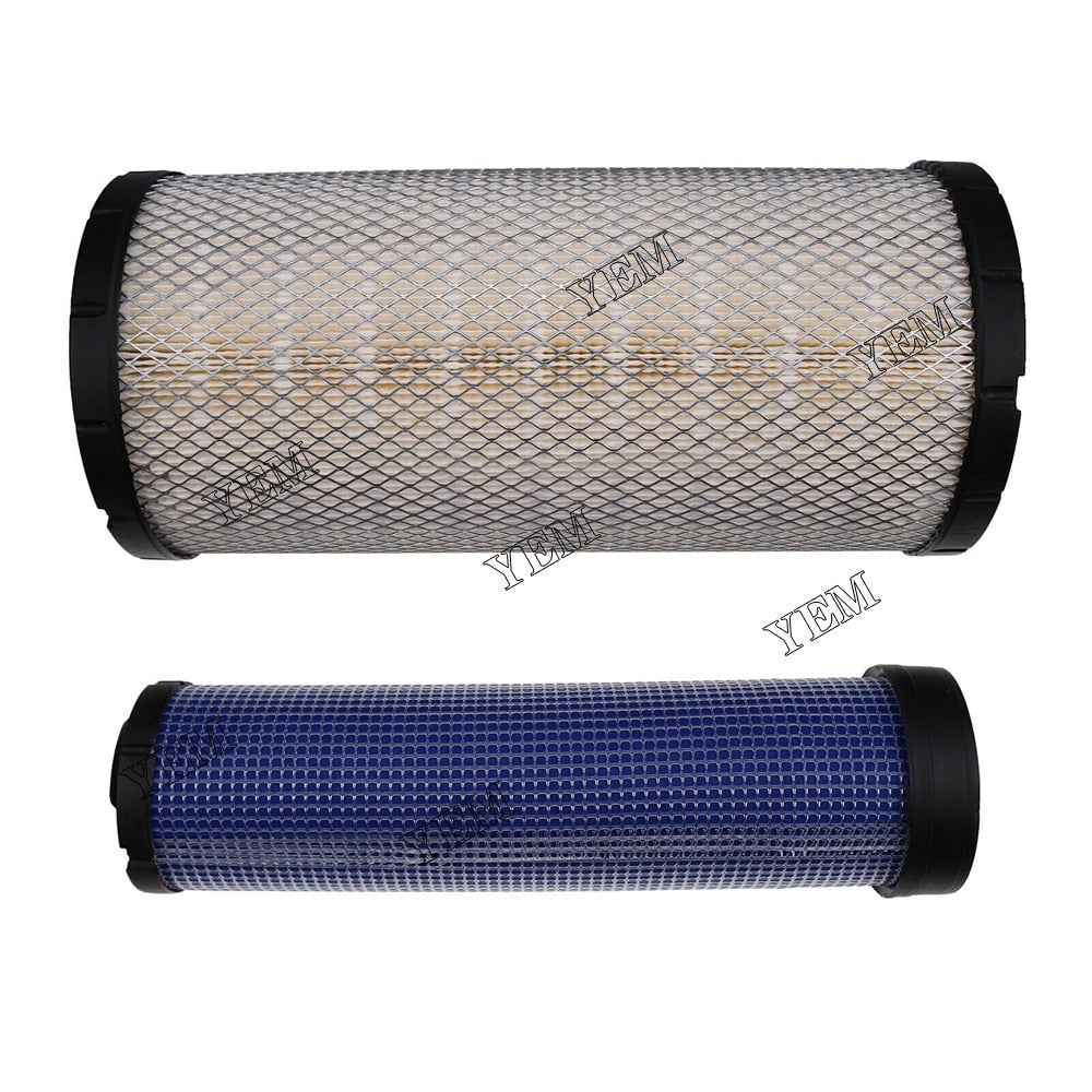 YEM Engine Parts Air Filters Set For Donaldson P828889 - P829333 (Replace For Case 222421A1-222422A1) For Case