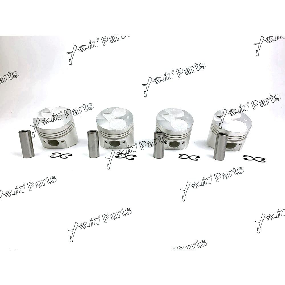 YEM Engine Parts Piston Set STD 76mm For Kubota V1305 x4 PCS Engine Parts For Kubota