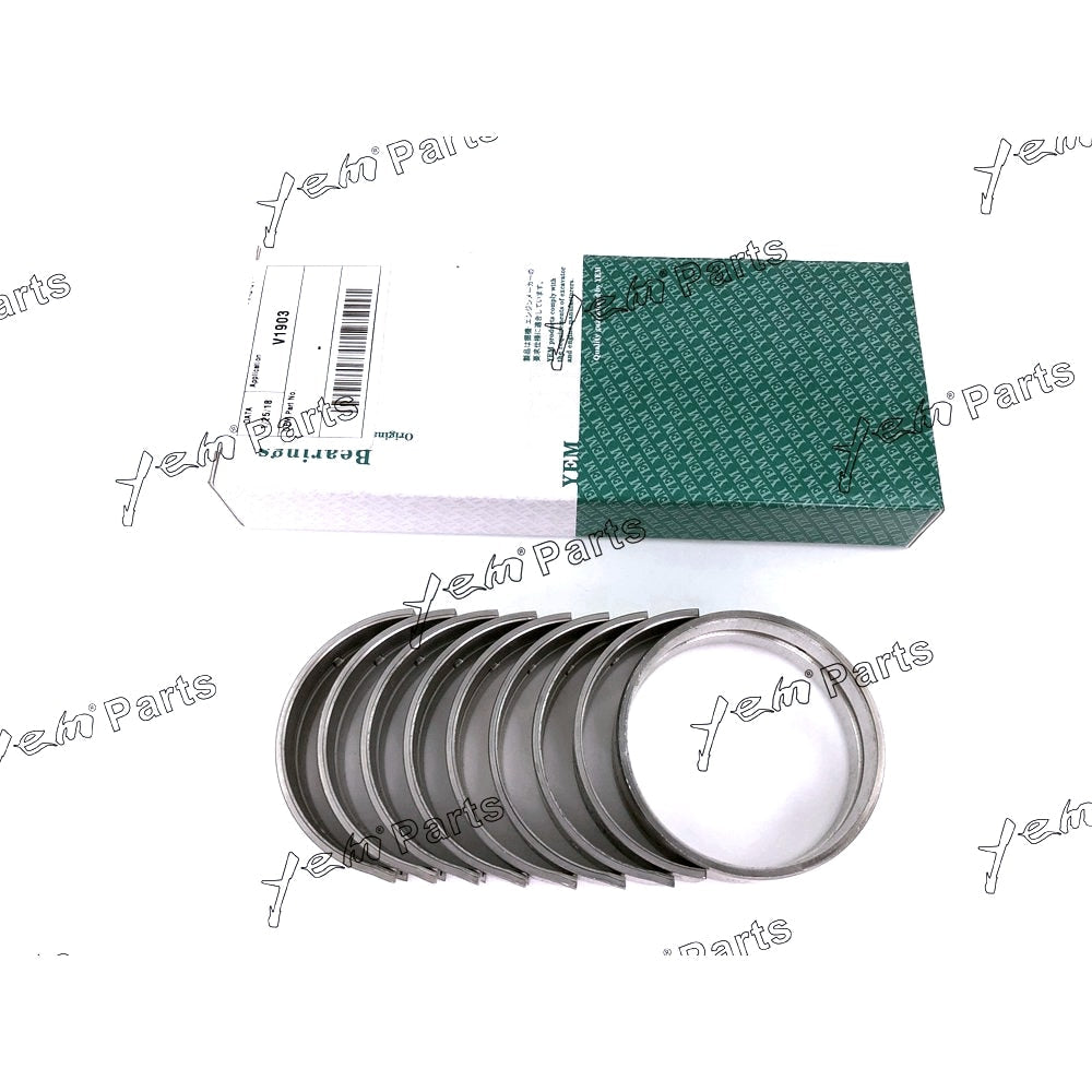 YEM Engine Parts Main Bearing Oversize + 0.50mm For Kubota V1903 Engine Parts For Kubota