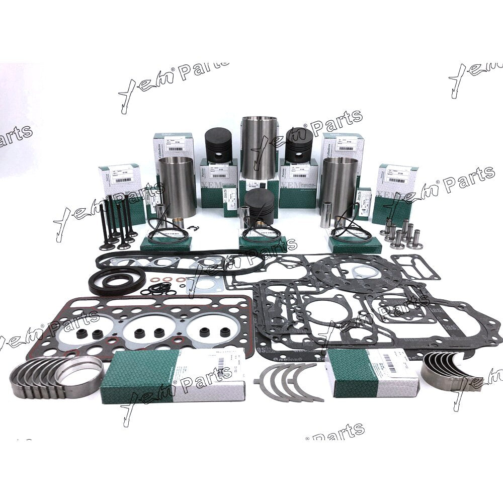 YEM Engine Parts D1102 Overhaul rebuild kit For Kubota L2050DT L235DT L2350 L235F tractor Engine For Kubota