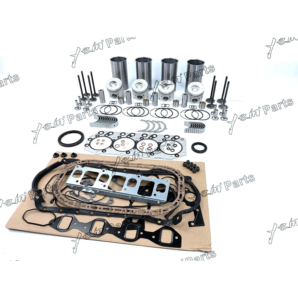 YEM Engine Parts Rebuild Kit For Isuzu 4JB1T 2.8T Turbo Engine Bighorn Trooper Rodeo W Valves For Isuzu