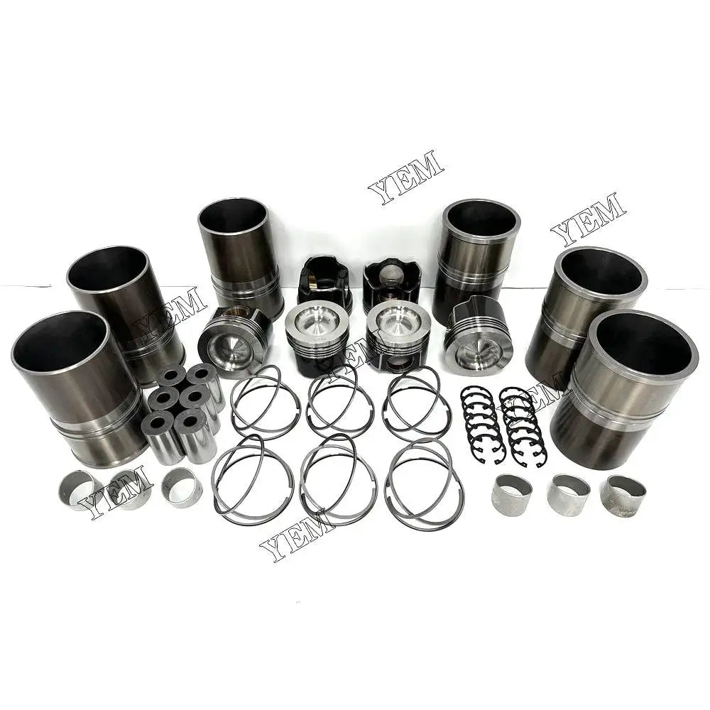 6X High performanceCylinder Liner Kit For Caterpillar C11 Engine YEMPARTS